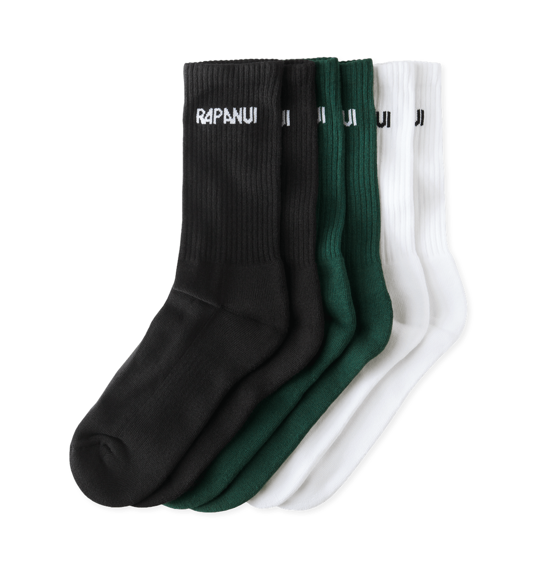 Ribbed Socks - 3 pack - Socks