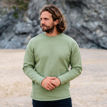 Men's Waffle Knit Jumper