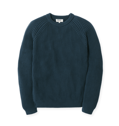 Seafarer Knitted Cotton Jumper - Knitwear