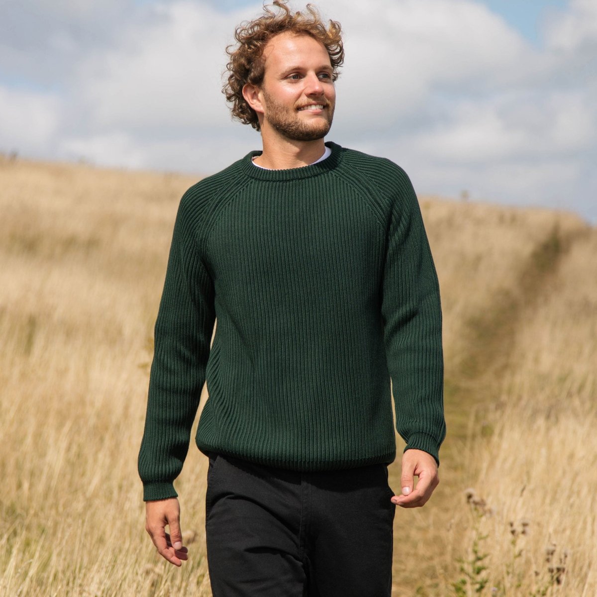 Seafarer Knitted Cotton Jumper - Knitwear