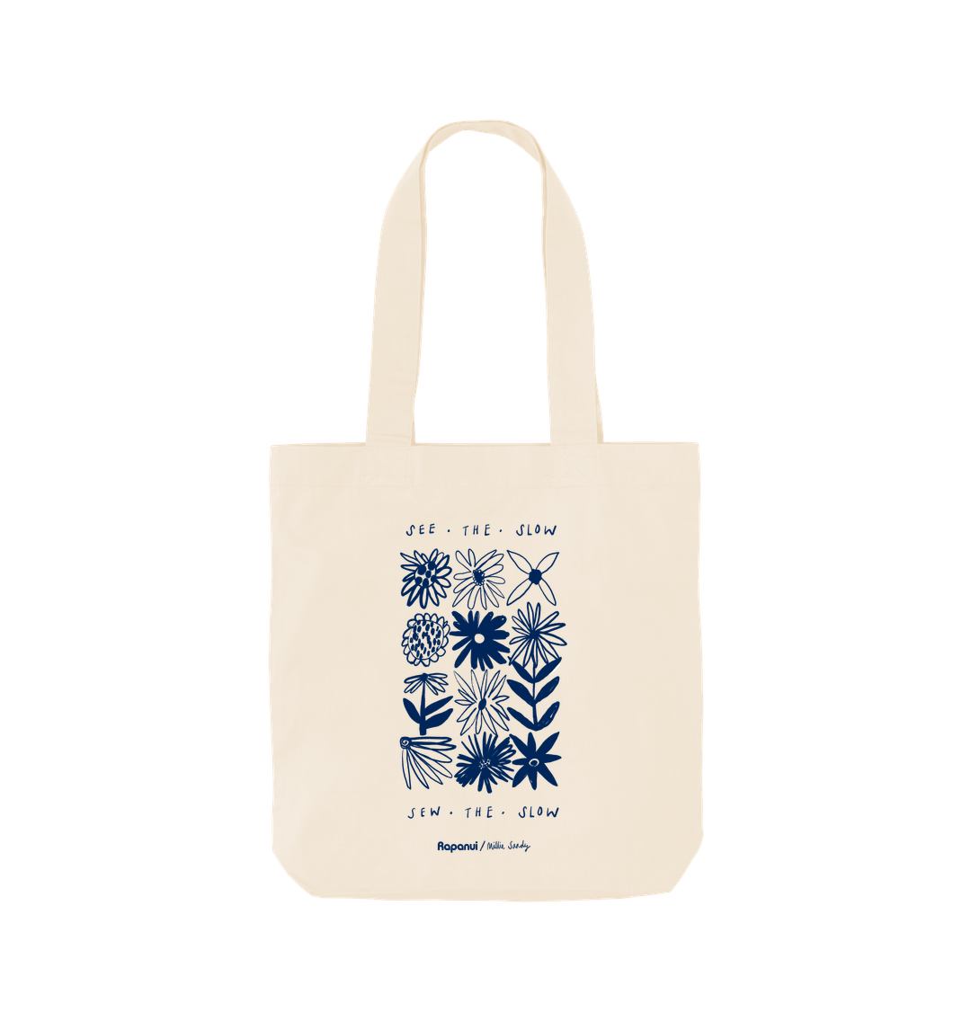 Sew The Slow Tote Bag - Printed Bag