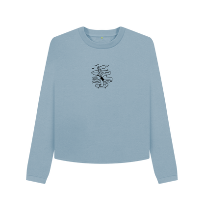 Skate Boxy Jumper - Printed Sweatshirt