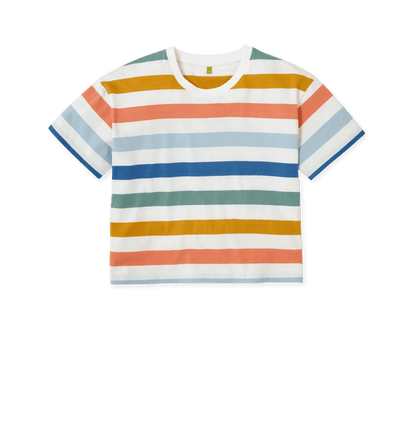 Striped Boxy T-shirt - Striped T-Shirts