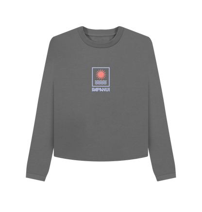 Sun Boxy Jumper - Printed Sweatshirt
