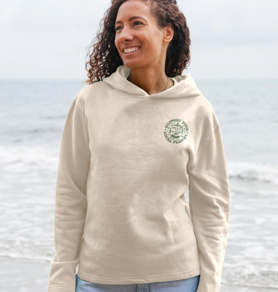 The Women's Support Your Local Planet hoodie - Printed Hoodies
