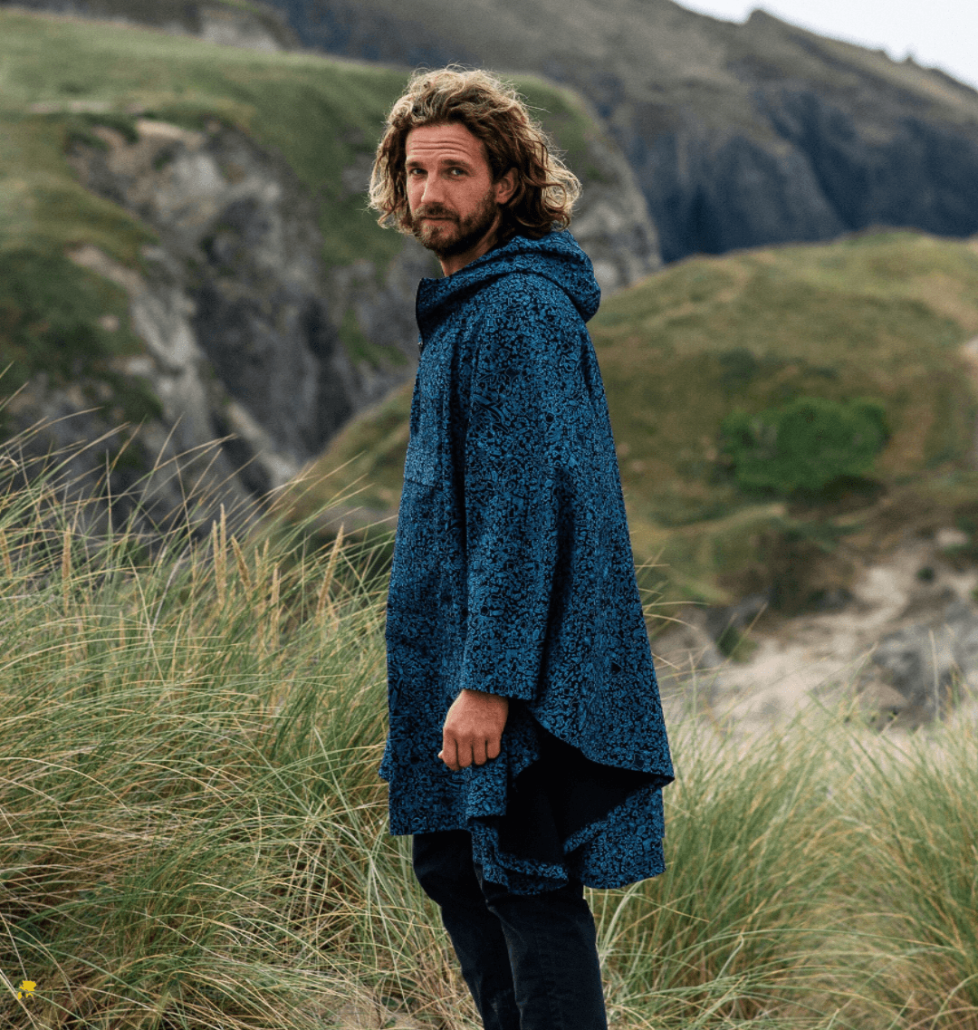 Water-Repellent Rain Poncho | Rapanui Clothing