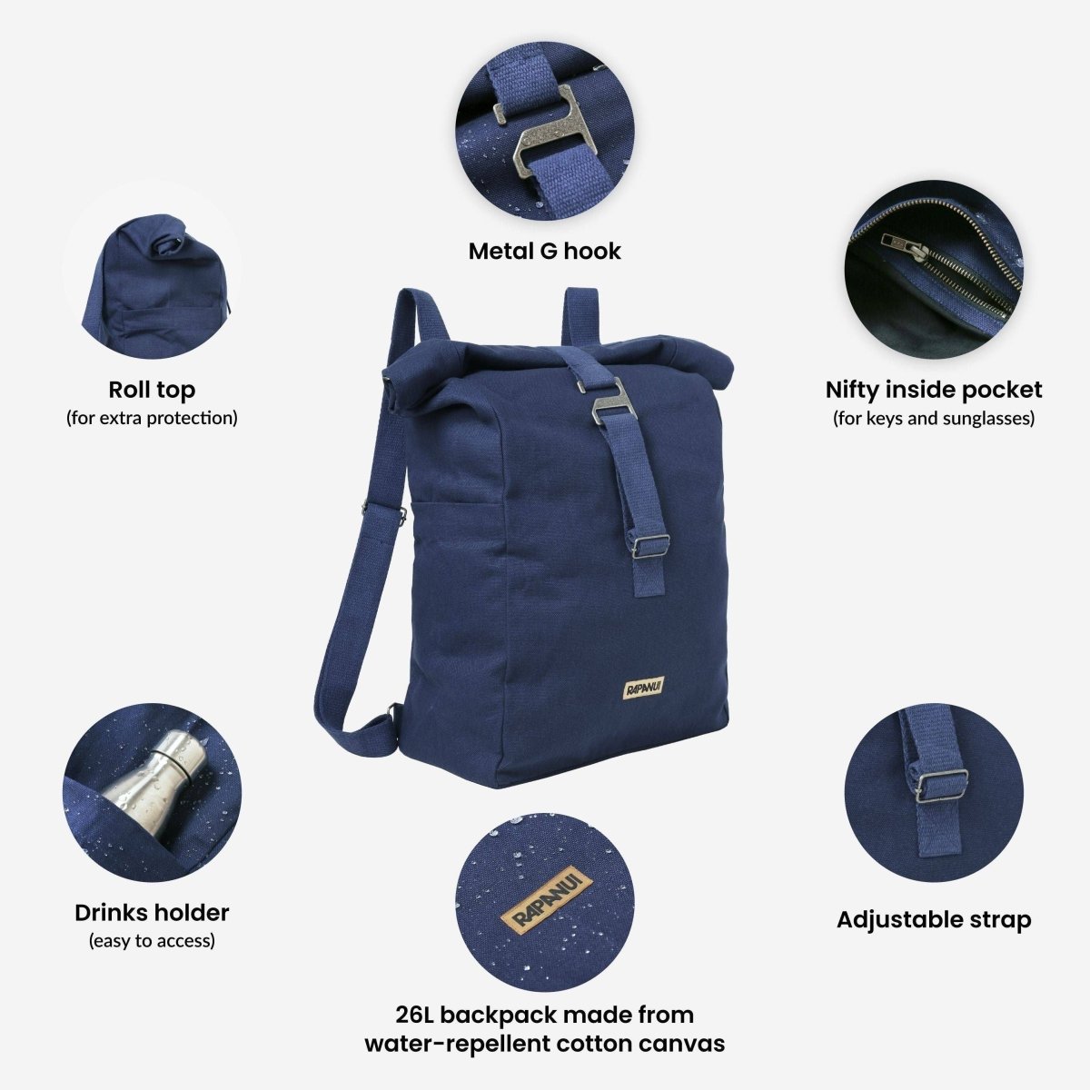 Wayfinder Roll Top 26L Backpack - Backpacks & bags