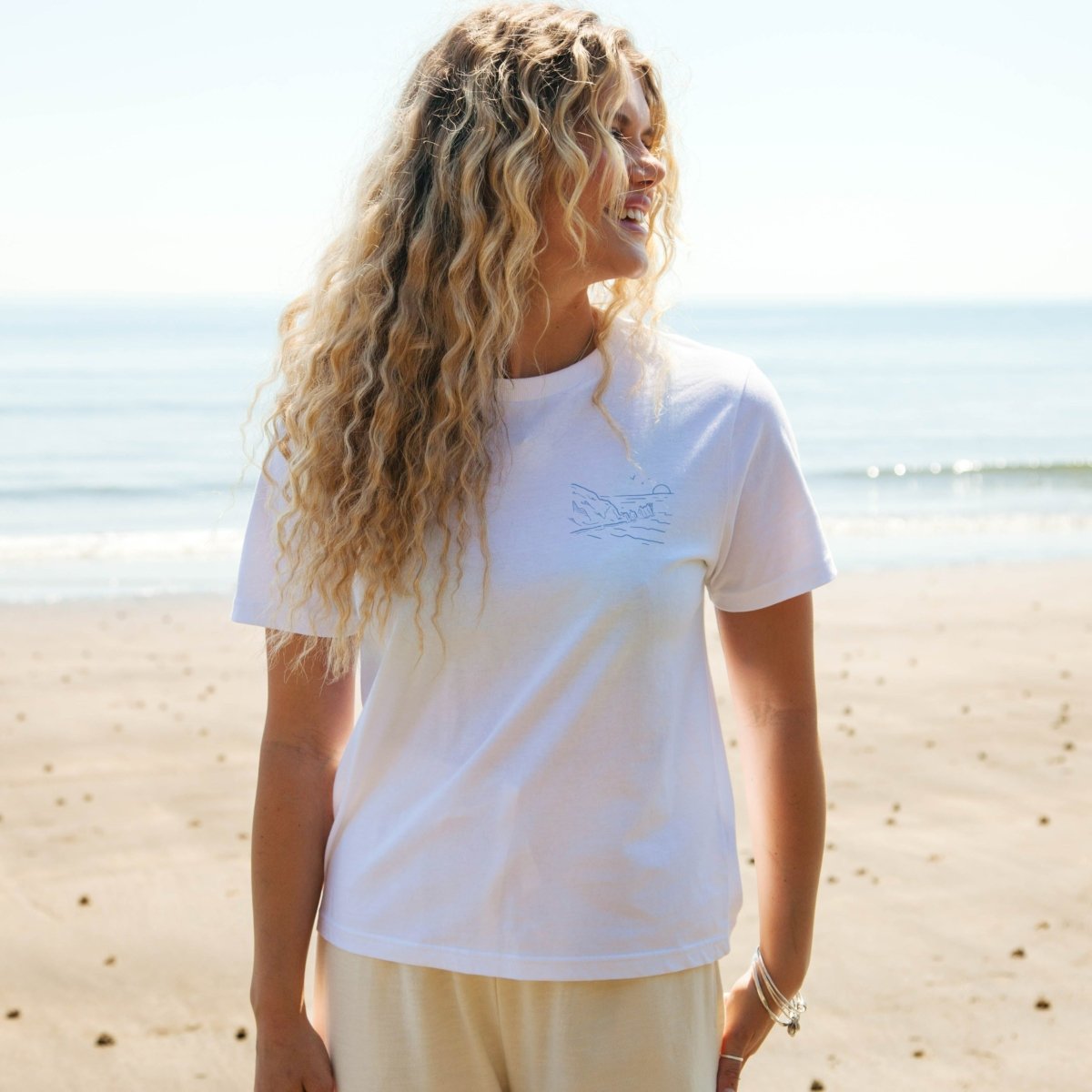 Women's Across The Solent T - Shirt - Printed T - shirt