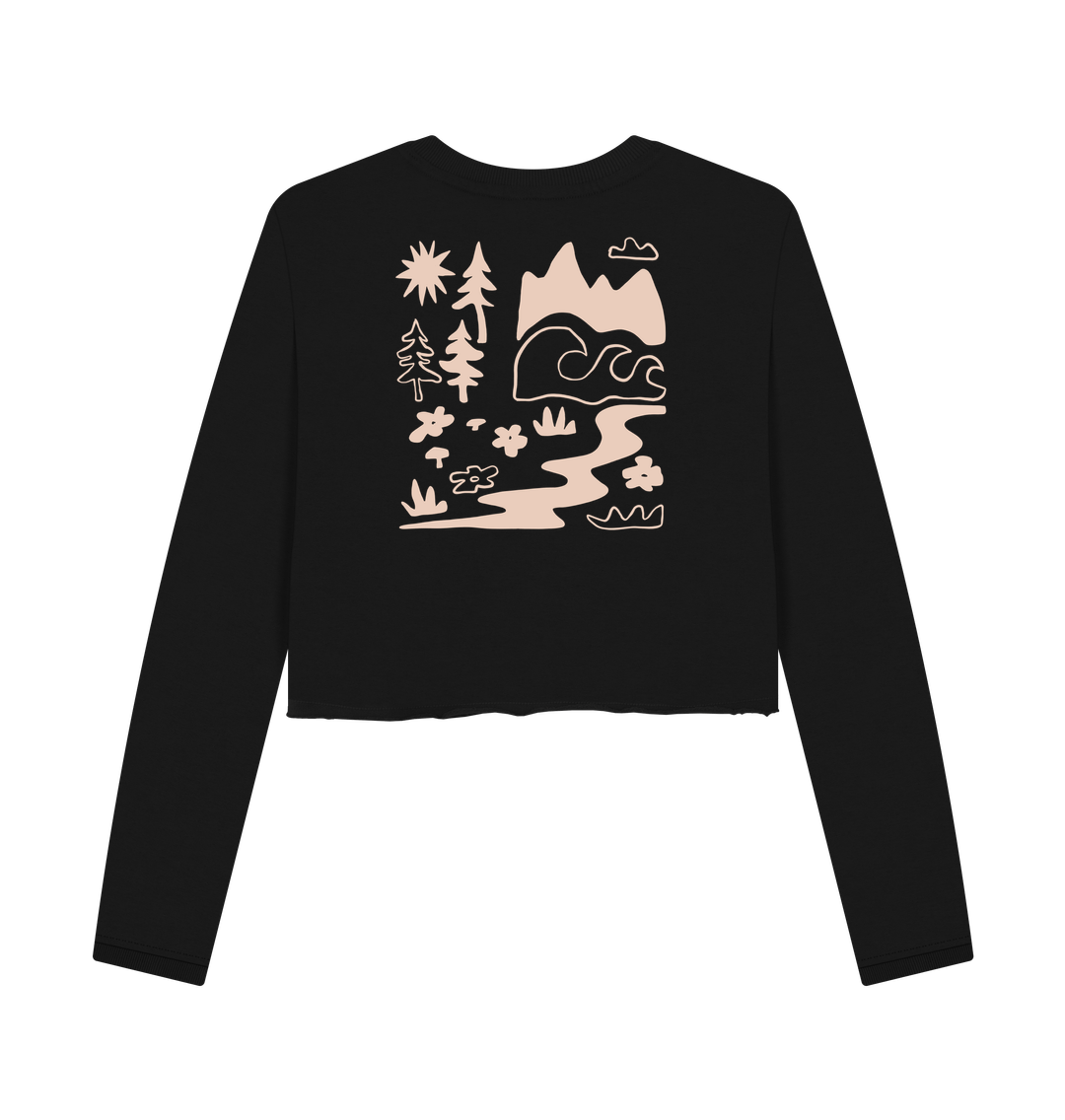 Women's Better Outdoors Boxy Jumper - Printed Sweatshirt