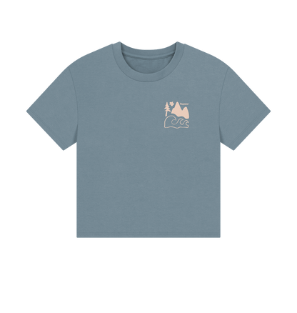 Women's Better Outdoors Boxy T-Shirt - Printed T-shirt