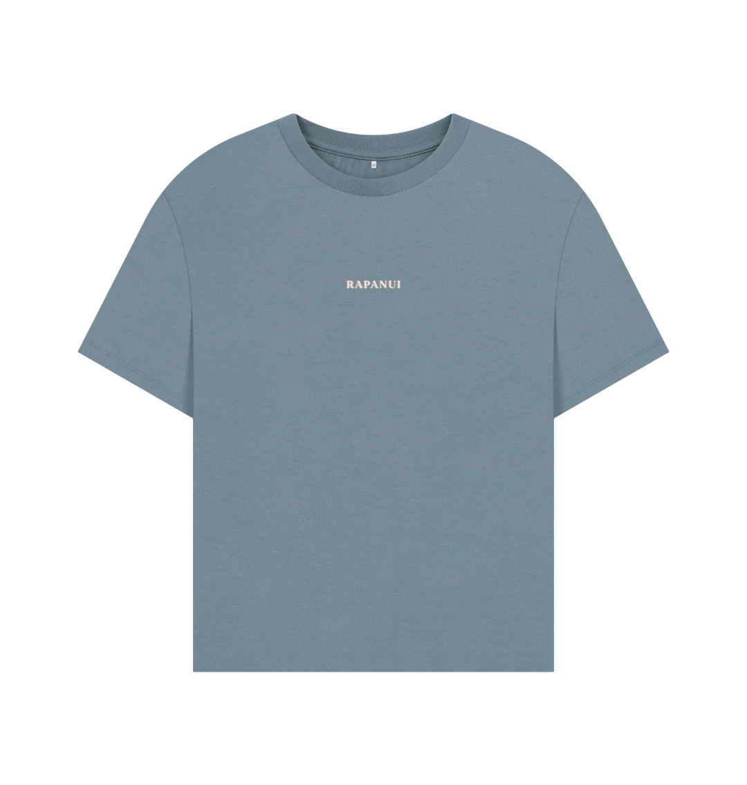 Women's Coastlines Oversized T - Shirt - Printed T - shirt