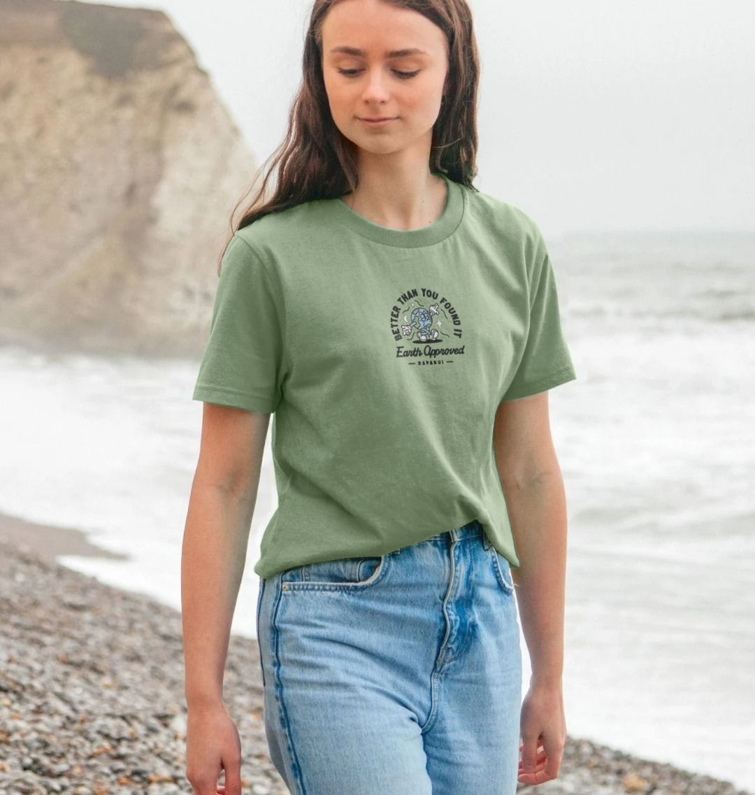 Women's Earth Approved T - Shirt - Printed T - shirt