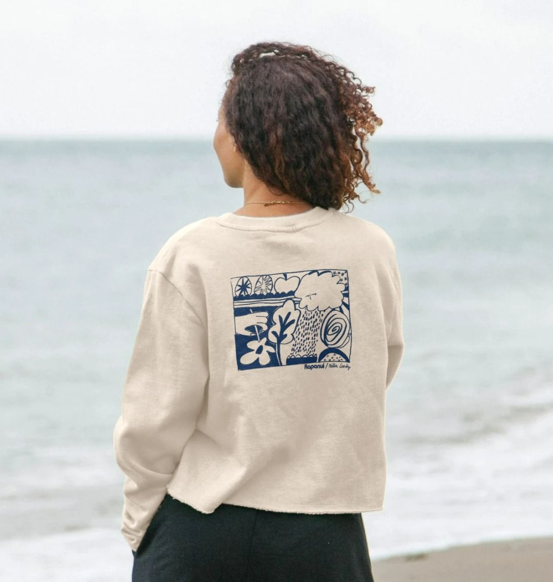 Women's Forage Boxy Jumper - Printed Sweatshirt