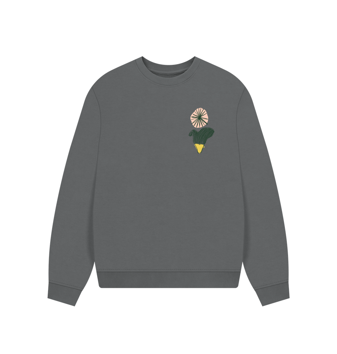 Women's Gather Oversized Sweatshirt - Printed Sweatshirt