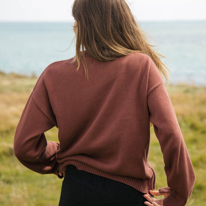 Women's Harbour Knitted Cotton Jumper - Knitwear