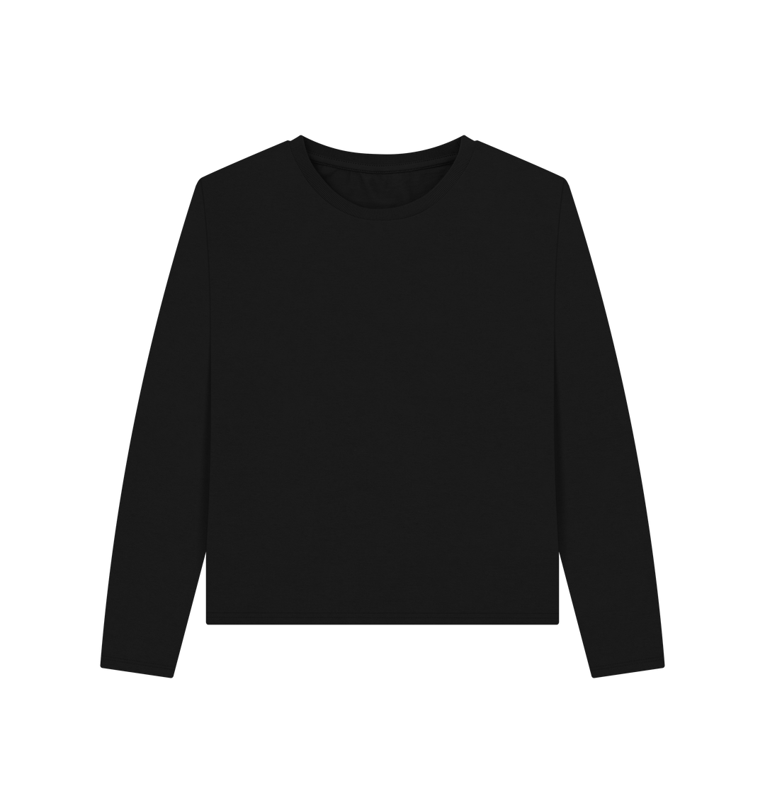 Women's Heavyweight Long Sleeve T-Shirt - Plain T-Shirt