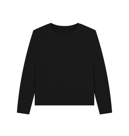 Women's Heavyweight Long Sleeve T-Shirt - Plain T-Shirt