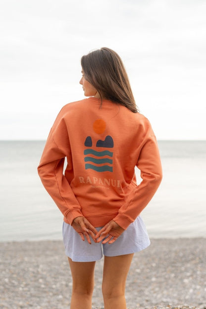 Women's Horizons Oversized Sweatshirt - Printed Sweatshirt