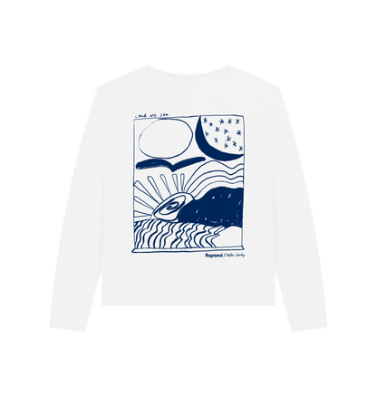 Women's Land & Sea Heavyweight Long Sleeve T-Shirt - Printed T-shirt