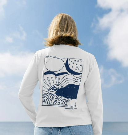 Women's Land & Sea Heavyweight Long Sleeve T-Shirt - Printed T-shirt