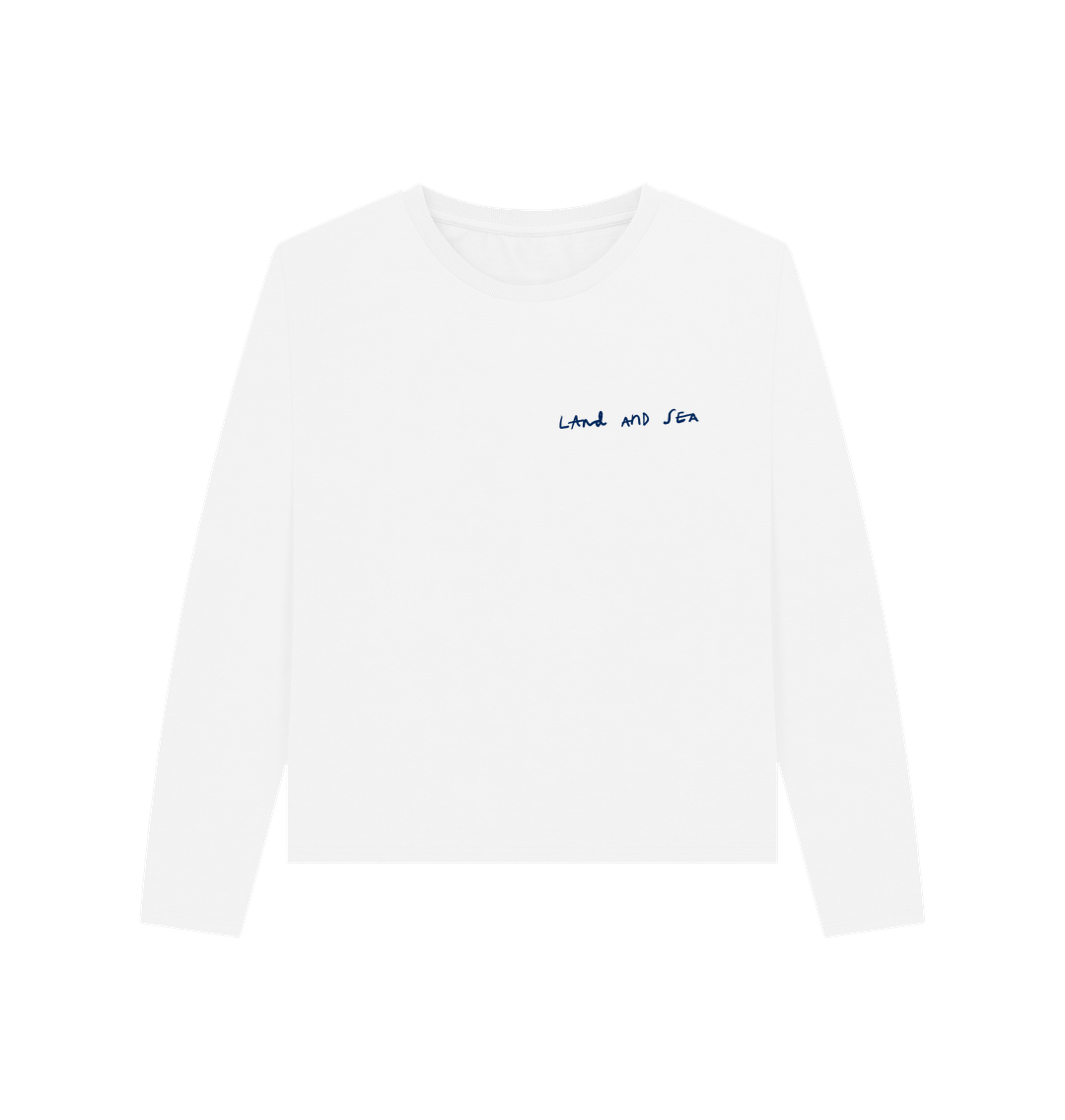 Women's Land & Sea Heavyweight Long Sleeve T-Shirt - Printed T-shirt