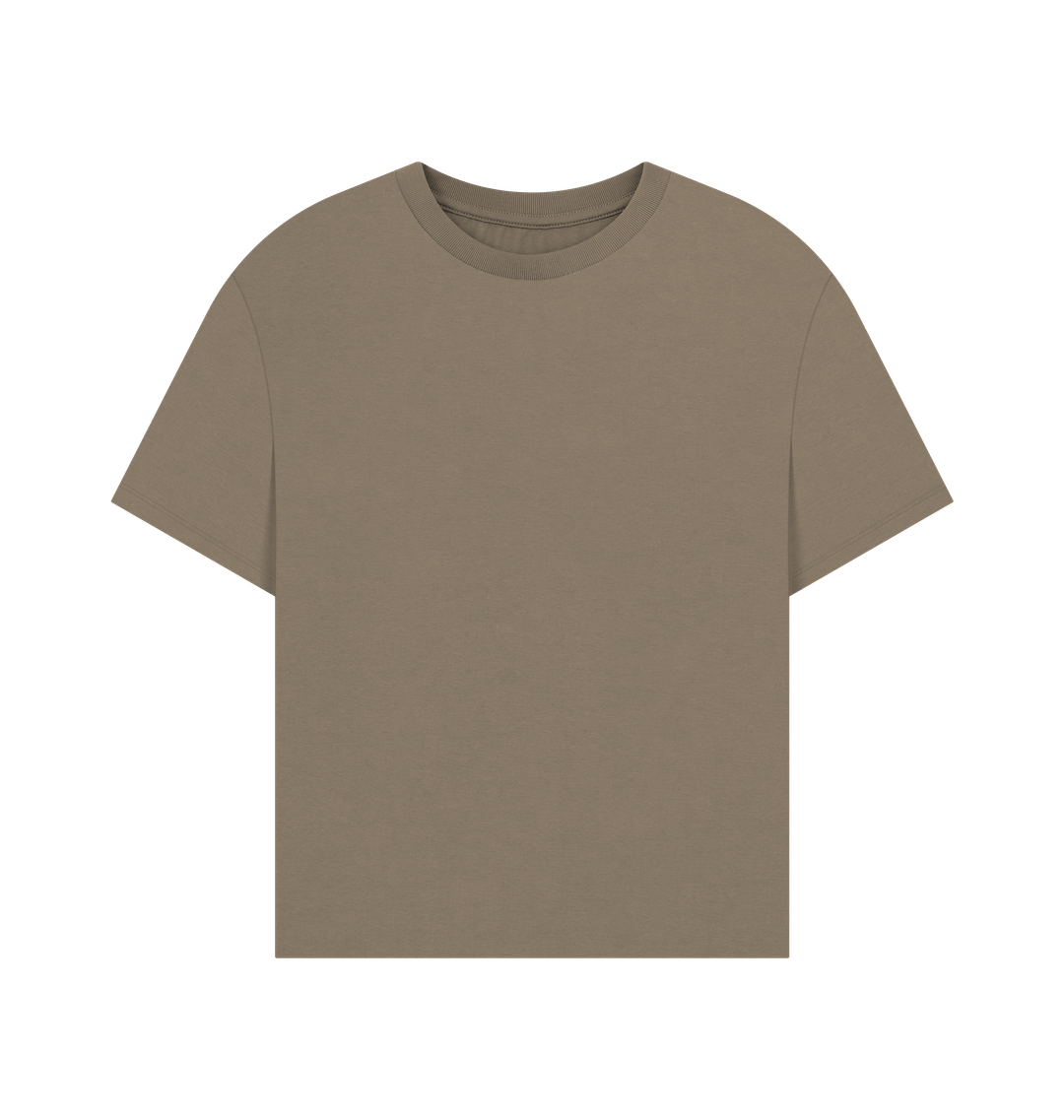 Women's Midweight Oversized T - Shirt - Plain T - Shirt