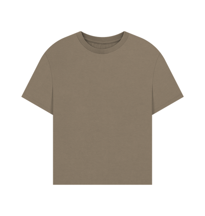 Women's Midweight Oversized T - Shirt - Plain T - Shirt