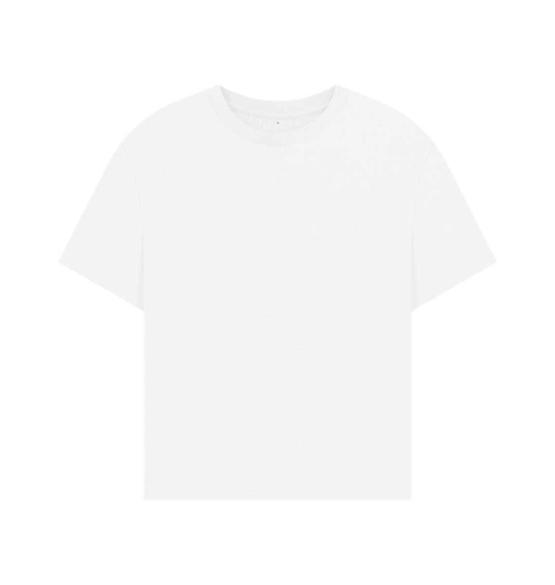 Plain white baggy t shirt hotsell