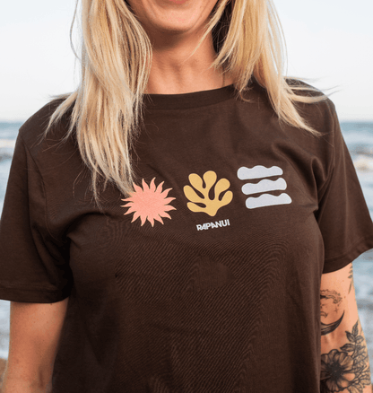 Women's Ocean Elements T - Shirt - Printed T - shirt