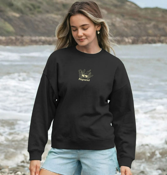 Women's Off The Beaten Path Oversized Sweatshirt - Printed Sweater