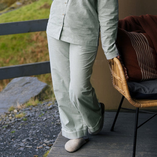 Women's Organic Cotton Pyjama Trousers - Plain Clothing