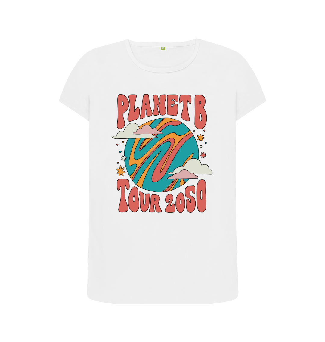 Women's Planet B Tour T - shirt - Printed T - shirt