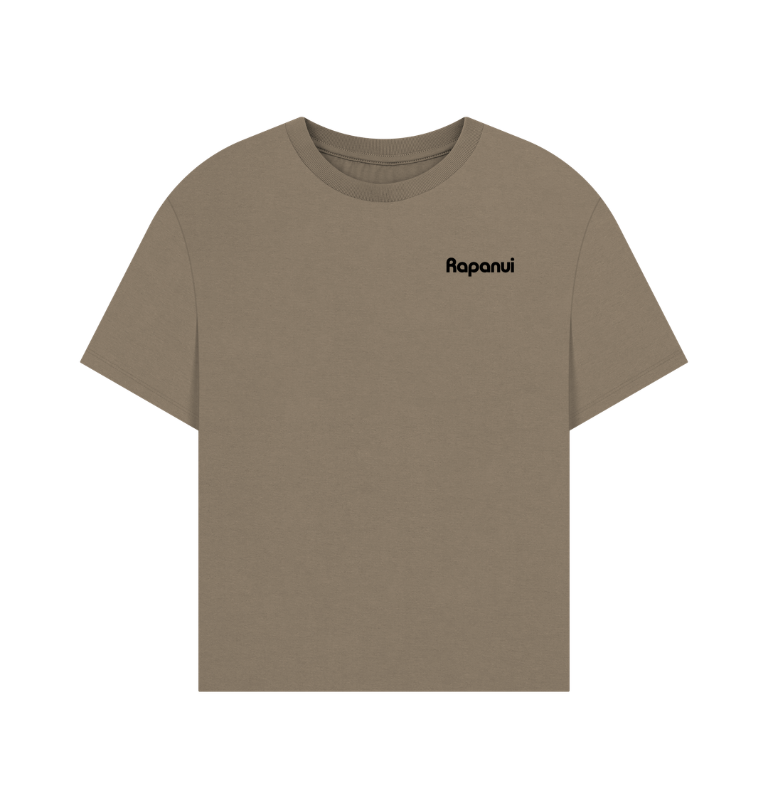 Women's Rapanui Logo Oversized T - Shirt - Printed T - shirt