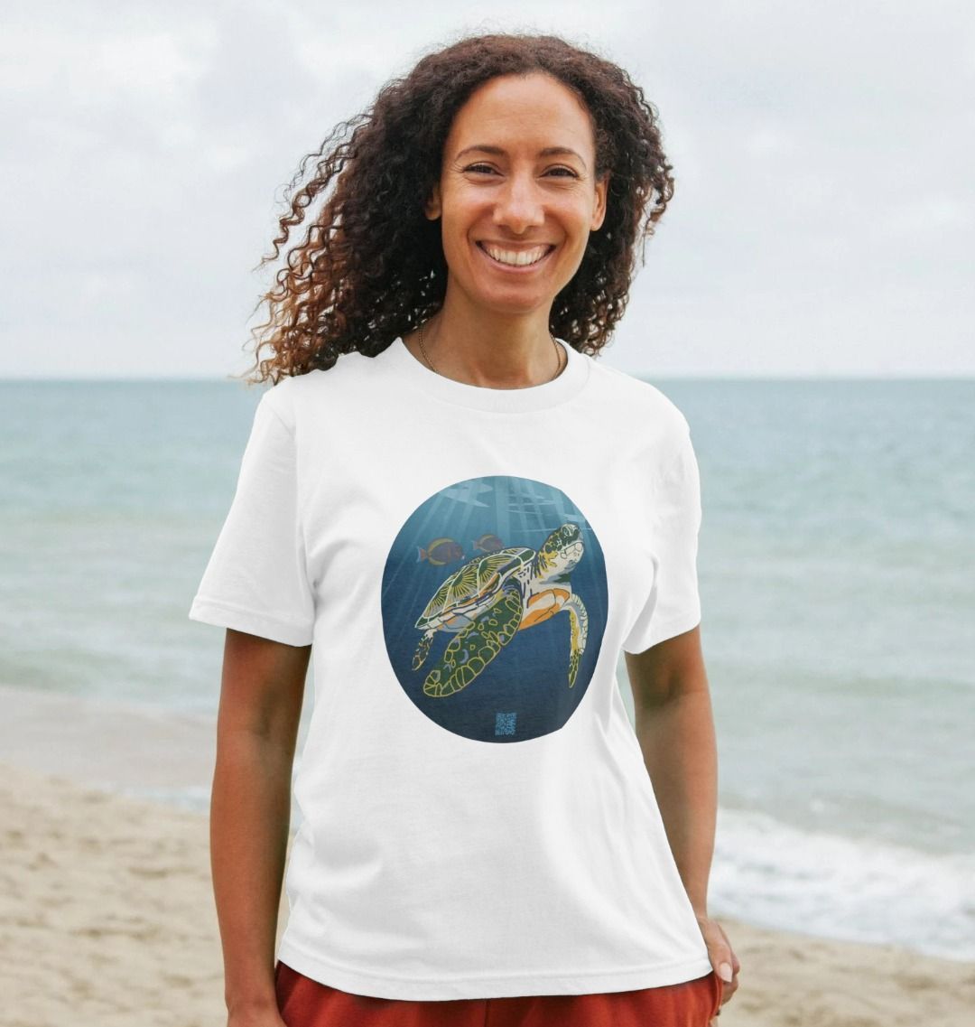 Women's Rapanui x OPY | Sea Turtle T-Shirt - Printed T-shirt