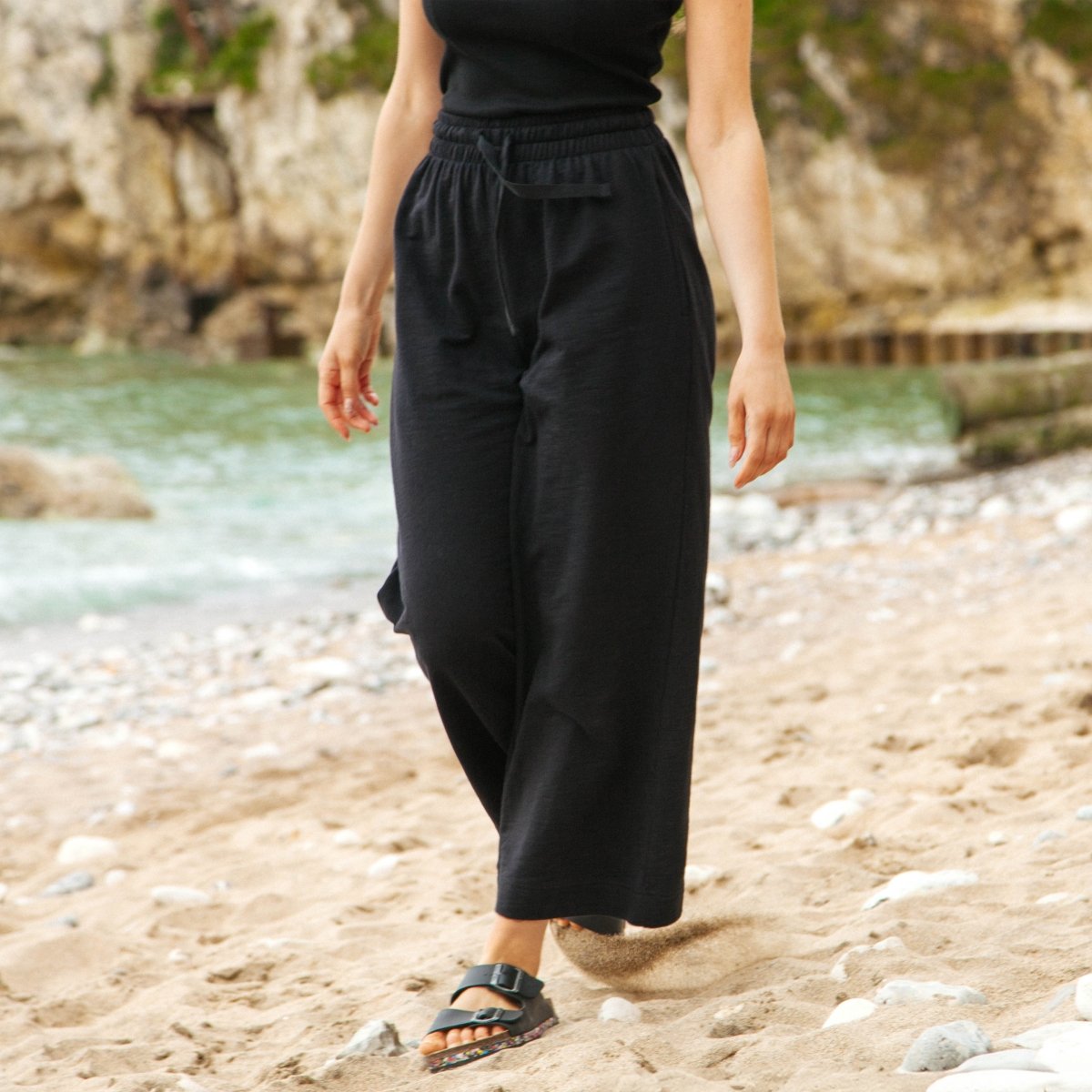 Women's Seaview Wide Leg Trousers - Trousers