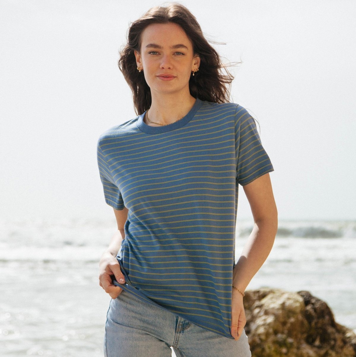 Women's Striped T - Shirt - Striped T - Shirts