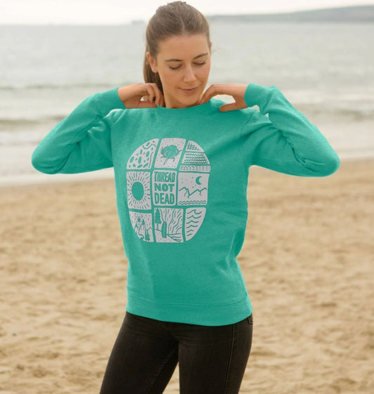 Women's Thread Not Dead Sweatshirt - Printed Sweatshirt