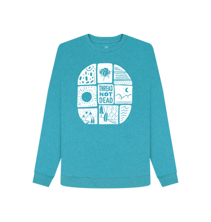 Women's Thread Not Dead Sweatshirt - Printed Sweatshirt
