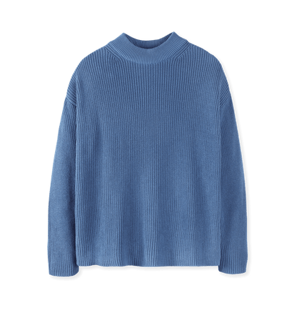 Women's Vale Funnel Neck Knitted Jumper - Knitwear