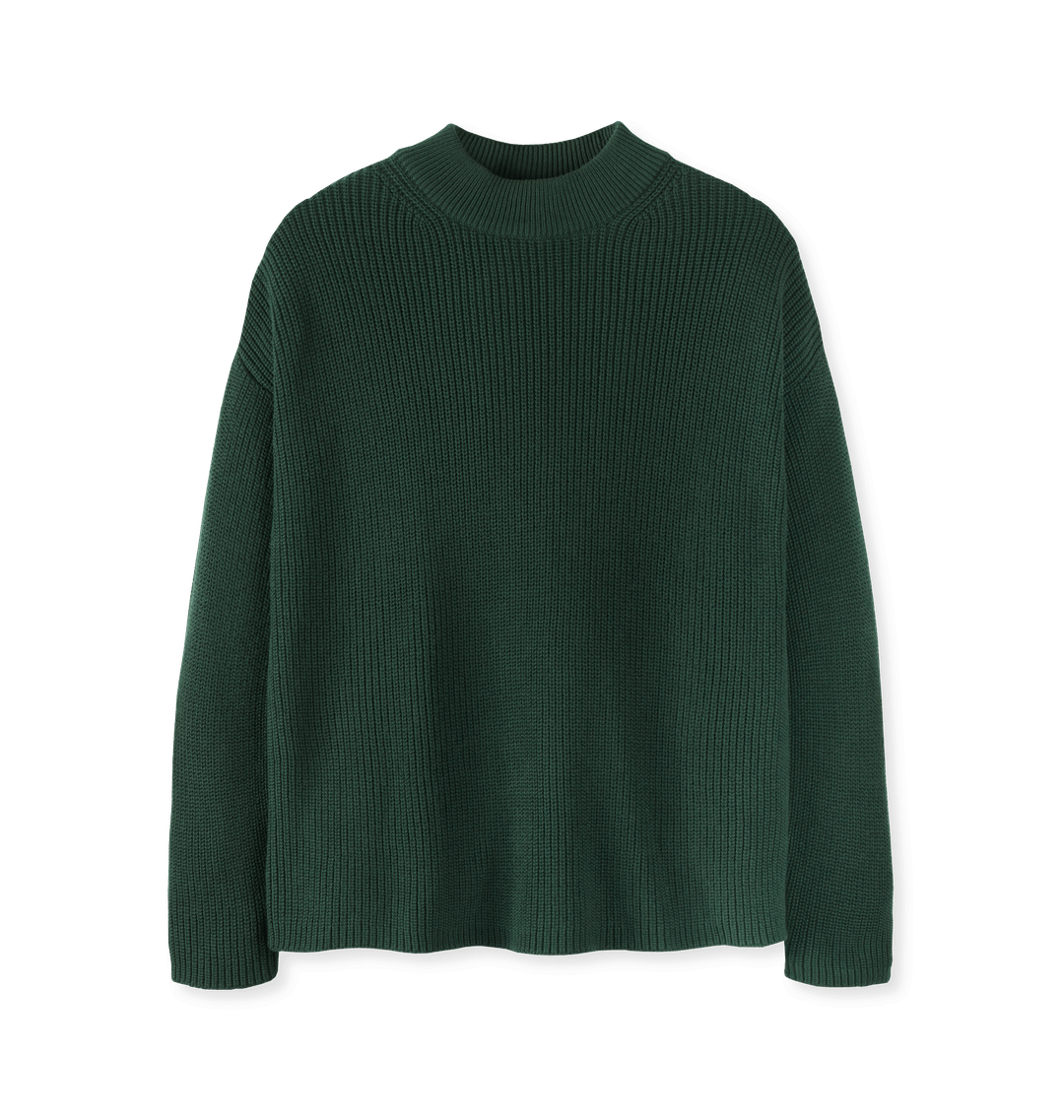 Women's Vale Funnel Neck Knitted Jumper - Knitwear